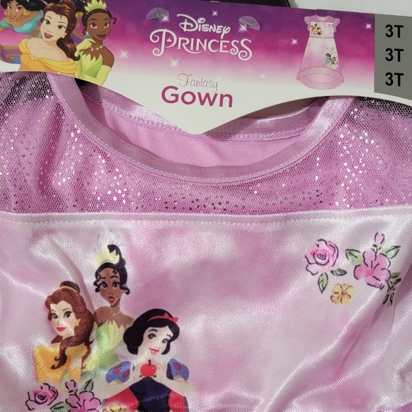 Brand New Disney Princess Fantasy Gown Dresses Size 2T - Picture 3 of 10